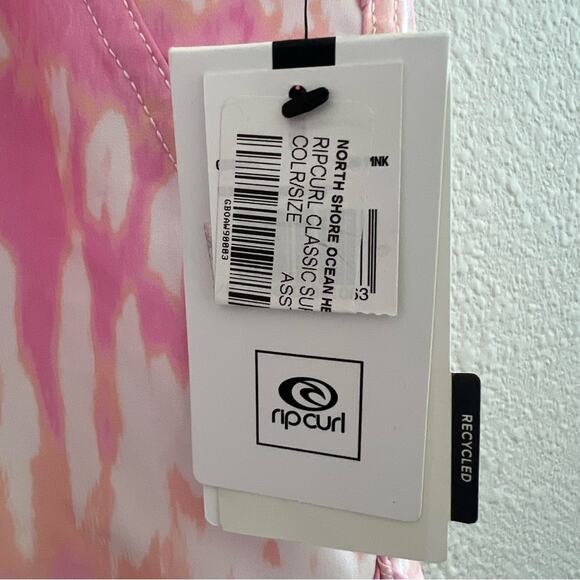 NWT Rip Curl Classic Surf 5" Trunk Pink Tie Dye North Shore Oahu Medium - Picture 3 of 7